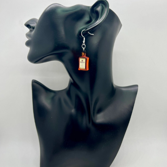 Disaronno Earrings - Alcohol Earrings - New Years Eve Party Earrings - Picture 8 of 9